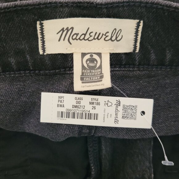 NWT Madewell The 90s Straight Jean Womens 26 Belmere Wash High Rise Denim - Picture 5 of 10